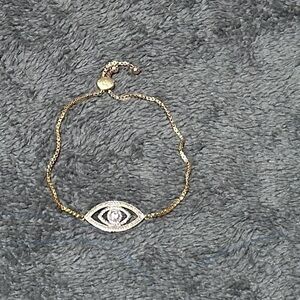Gold Evil Eye Bracelet